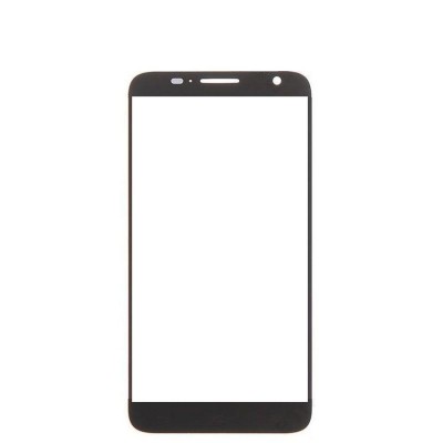 Replacement Front Glass For Alcatel One Touch Idol 2 S Black By - Maxbhi.com
