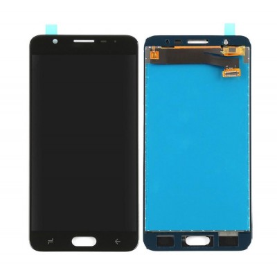 Lcd With Touch Screen For Samsung Galaxy J7 2018 Black By - Maxbhi Com