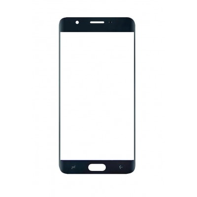 Replacement Front Glass For Samsung Galaxy J7 2018 Black By - Maxbhi.com