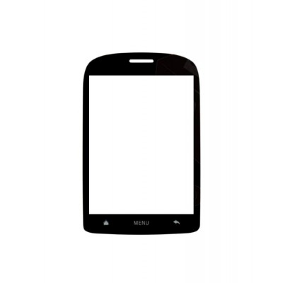 Replacement Front Glass For Huawei U8100 Black By - Maxbhi.com
