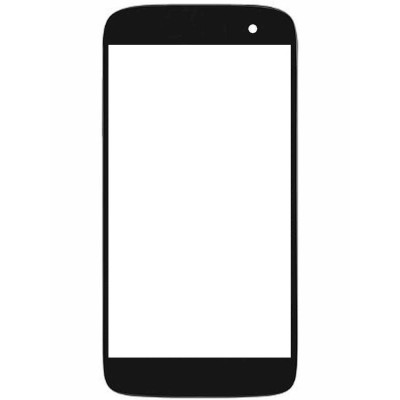 Replacement Front Glass For Kyocera Hydro C5170 Black By - Maxbhi.com