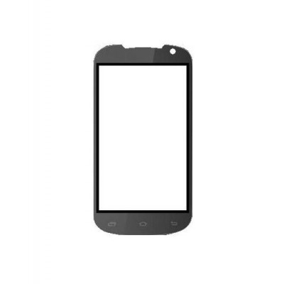 Replacement Front Glass For Gigabyte Gsmart Tuku T2 Black By - Maxbhi.com