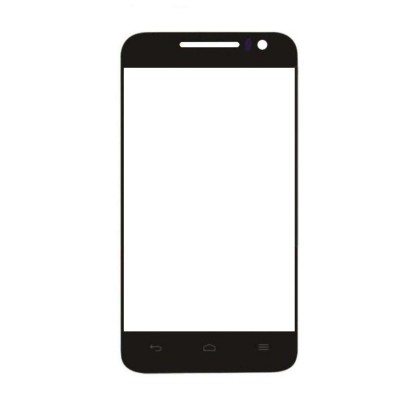 Replacement Front Glass For Huawei Ascend G330d U8825d Black By - Maxbhi.com