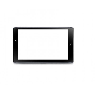 Replacement Front Glass For Acer Iconia Tab A100 Black By - Maxbhi.com