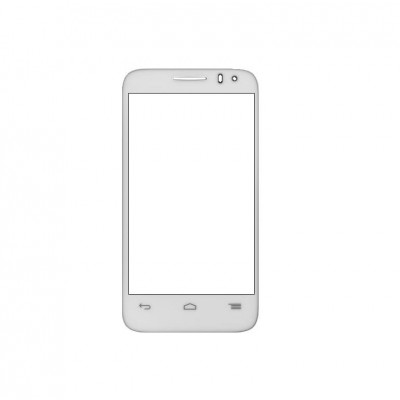 Replacement Front Glass For Alcatel Pop D3 Red By - Maxbhi.com