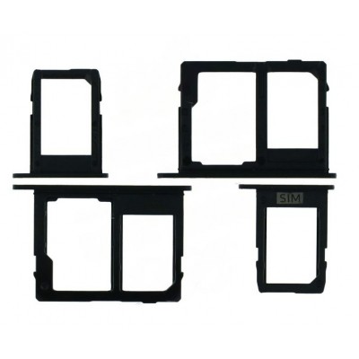 Sim Card Holder Tray For Samsung Galaxy J6 Black - Maxbhi Com