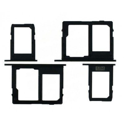 Sim Card Holder Tray For Samsung Galaxy J6 Black - Maxbhi Com