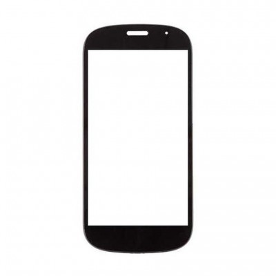 Replacement Front Glass For Yota Yotaphone 2 Black By - Maxbhi.com