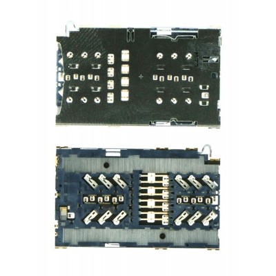 Sim Connector For Samsung Galaxy A6 Plus 2018 By - Maxbhi Com