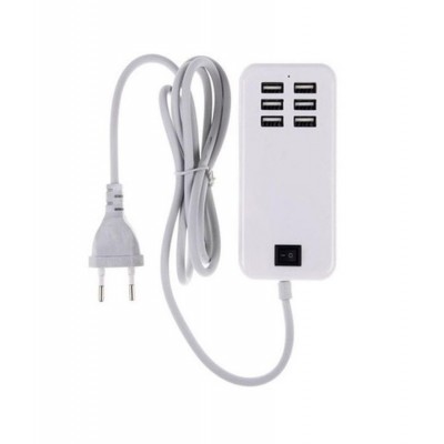 6 Port Multi Usb Highq Fast Charger For Huawei Nova 3 - Maxbhi Com