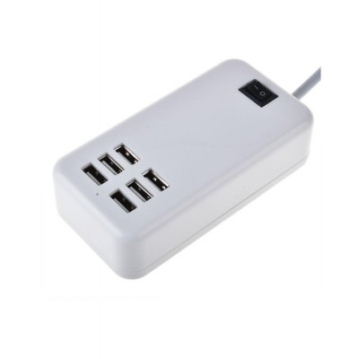 6 Port Multi Usb Highq Fast Charger For Energizer Power Max P20 - Maxbhi Com