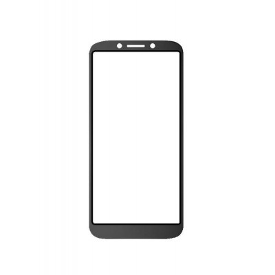 Replacement Front Glass For Motorola Moto E5 Play Go Black By - Maxbhi Com