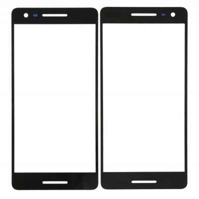 Replacement Front Glass For Nokia 2 1 Black By - Maxbhi Com