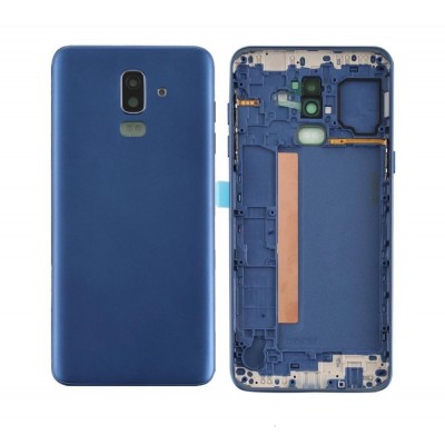 Back Panel Cover For Samsung Galaxy J8 2018 Blue - Maxbhi Com
