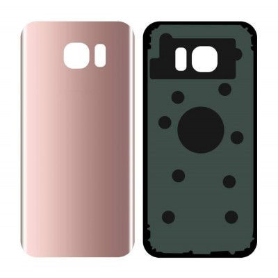 Back Panel Cover For Samsung Galaxy S7 Edge Pink Gold - Maxbhi Com