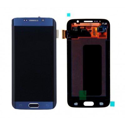 Lcd With Touch Screen For Samsung Galaxy S6 Blue By - Maxbhi Com