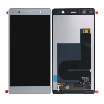 Lcd With Touch Screen For Sony Xperia Xz2 Premium Silver By - Maxbhi Com
