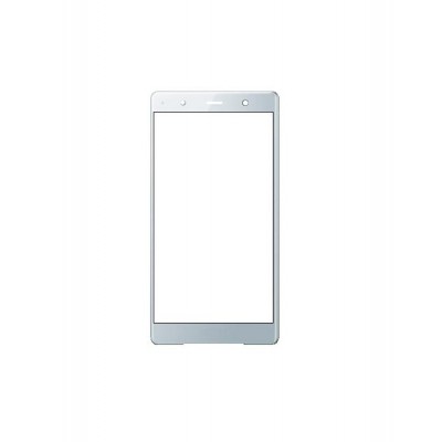 Replacement Front Glass For Sony Xperia Xz2 Premium Silver By - Maxbhi Com