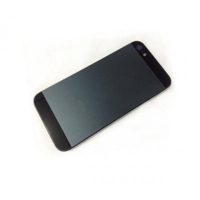 Back Panel Cover For Apple Iphone 5 Black Slate - Maxbhi Com