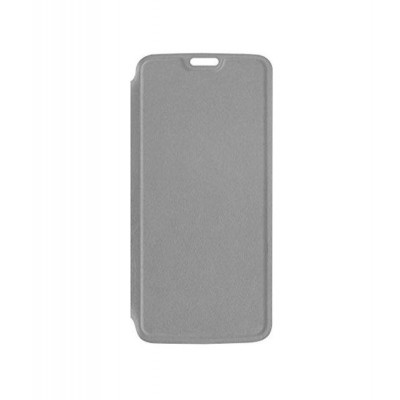Flip Cover For Motorola Moto E5 Grey By - Maxbhi Com
