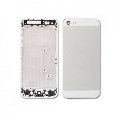 Full Body Housing For Apple Iphone 5 White Silver - Maxbhi Com