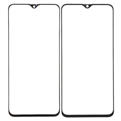 Replacement Front Glass For Oppo R17 Black By - Maxbhi Com