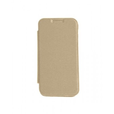 Flip Cover For Samsung Galaxy J1 2016 Gold By - Maxbhi Com