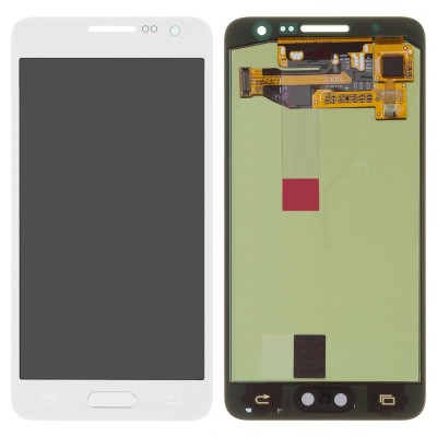 Lcd With Touch Screen For Samsung Galaxy A3 Silver By - Maxbhi Com