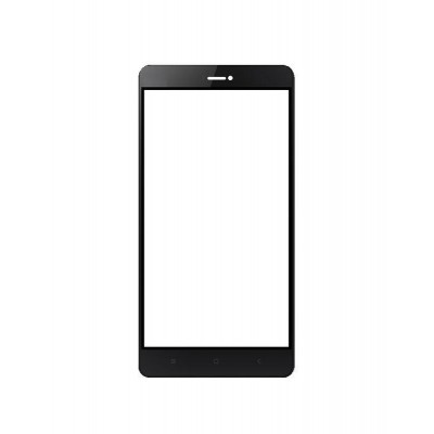 Replacement Front Glass For Xiaomi Mi 4c Grey By - Maxbhi Com