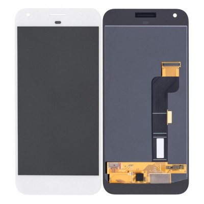 Lcd With Touch Screen For Google Pixel Xl Silver By - Maxbhi Com