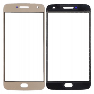 Replacement Front Glass For Motorola Moto G5 Plus Gold By - Maxbhi Com