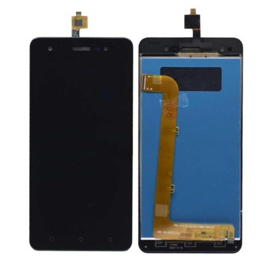 Lcd With Touch Screen For Lava Z60s Black By - Maxbhi Com