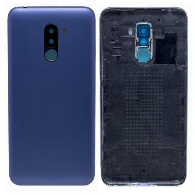 Back Panel Cover For Xiaomi Pocophone F1 Blue - Maxbhi Com