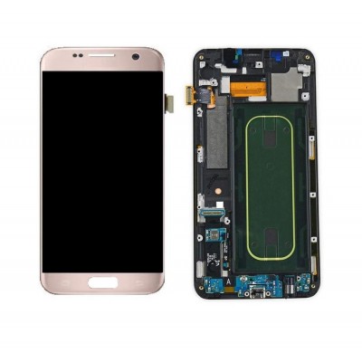 Lcd With Touch Screen For Samsung Galaxy S6 Edge Plus Pink By - Maxbhi Com
