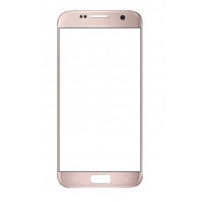 Replacement Front Glass For Samsung Galaxy S6 Edge Plus Pink By - Maxbhi Com
