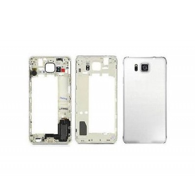 Full Body Housing For Samsung Galaxy Alpha White - Maxbhi Com