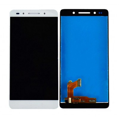 Lcd With Touch Screen For Huawei Honor 7 Silver By - Maxbhi Com