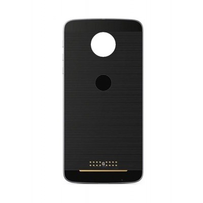 Back Panel Cover For Motorola Moto Z Force Black Grey - Maxbhi Com