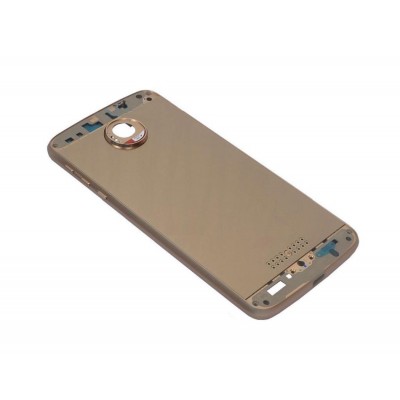 Full Body Housing For Motorola Moto Z Force Black Gold - Maxbhi Com