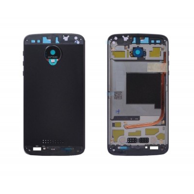 Full Body Housing For Motorola Moto Z Force Black Grey - Maxbhi Com