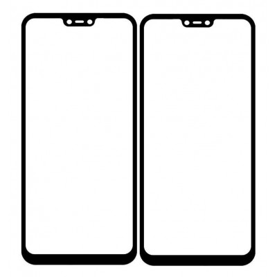 Replacement Front Glass For Realme 2 Black By - Maxbhi Com