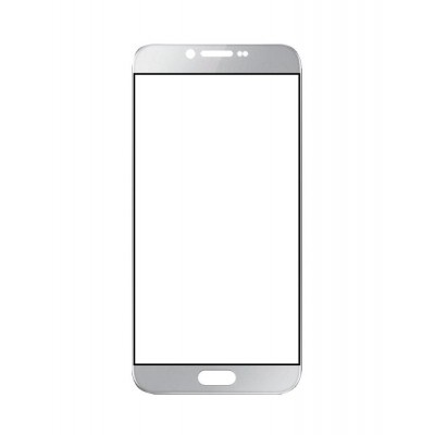 Replacement Front Glass For Samsung Galaxy A8 2016 Silver By - Maxbhi Com
