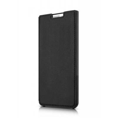 Flip Cover For Blackberry Keyone Black Silver By - Maxbhi Com