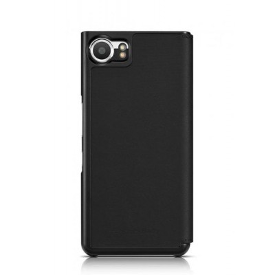 Flip Cover For Blackberry Keyone Black Silver By - Maxbhi Com