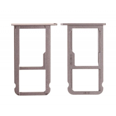 Sim Card Holder Tray For Zte Axon 7 Grey - Maxbhi Com