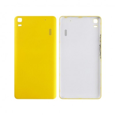 Back Panel Cover For Lenovo A7000 Plus Yellow - Maxbhi Com