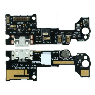 Charging Connector Flex Pcb Board For Asus Zenfone 3 Laser Zc551kl By - Maxbhi Com