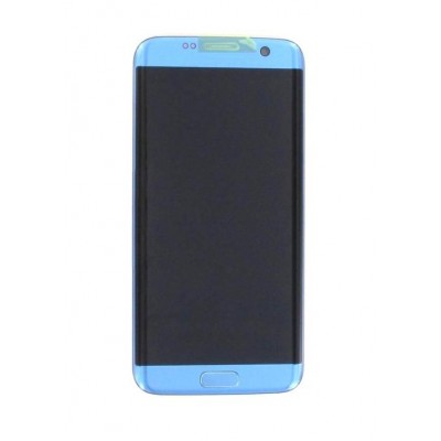 Lcd With Touch Screen For Samsung Galaxy S7 Edge Cdma Blue By - Maxbhi Com