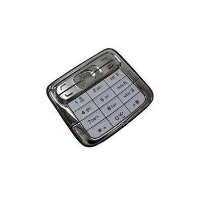 Keypad For Nokia N73 White Silver - Maxbhi Com