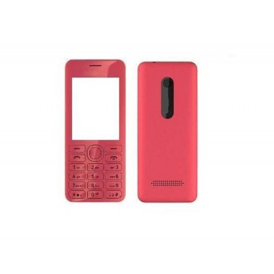 Full Body Housing For Nokia 206 Magenta - Maxbhi Com